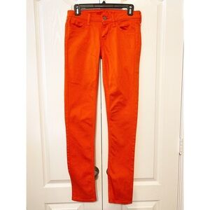 Arizona Super Skinny Orange woman’s Jeans size 3